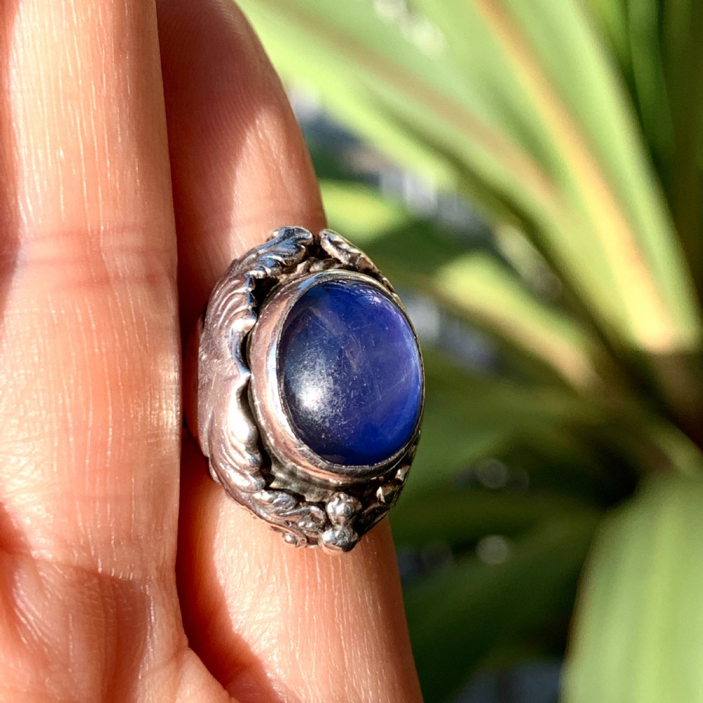 Edwardian Arts and Crafts Silver Quartz 