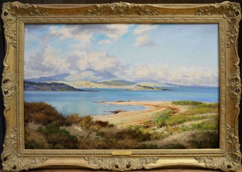 George Melvin Rennie. Oil on Canvas ( the Isle of Mull, West Scotland)