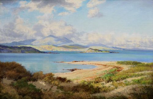 fig 1. George Melvin Rennie. Oil on Canvas ( The Isle of Mull, West Scotland)