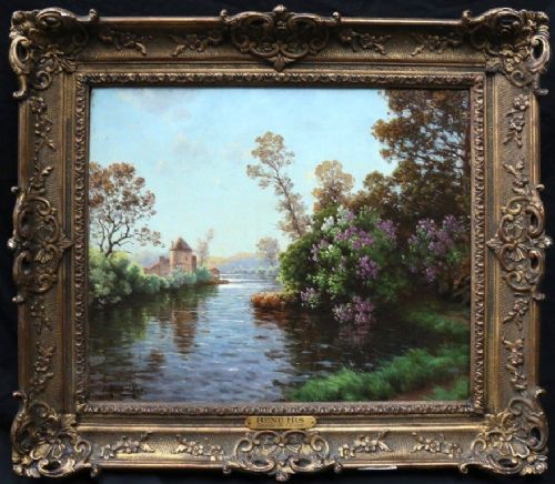 Charles  Edmond  Rene  His ( 1877 - 1960 ) Oil on Canvas
