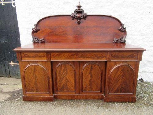 Four Door Victorian Mahogany Sideboard.