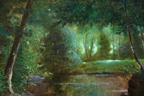 fig 1. CHARLES EDMOND RENE HIS ( 1877 - 1960 ) Oil on Canvas