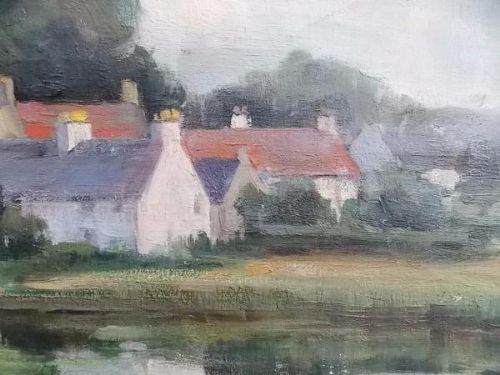 fig 1. Isabel Hutchison Oil on canvas. singned verso and dated 1897
