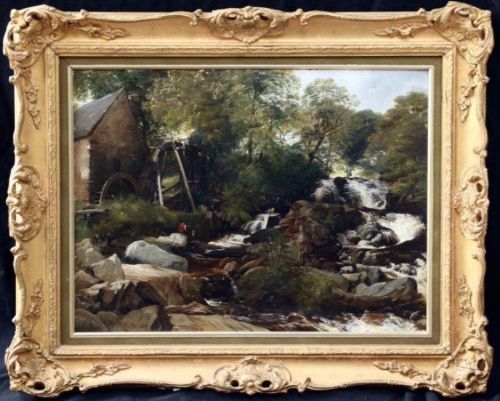 Frederick Richard Lee. R. A. Large Oil on Canvas, Dated 1850.