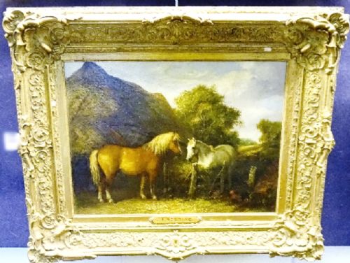 fig 1. John Frederick Herring Snr Oil painting (1795-1865)