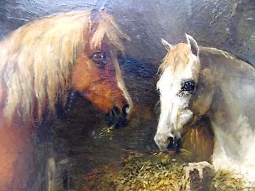 fig 2. John Frederick Herring Snr Oil painting (1795-1865)