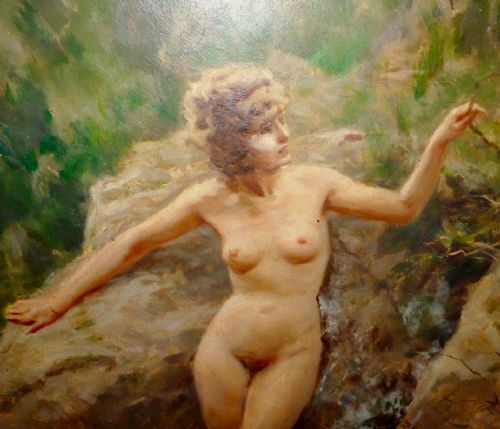 fig 1. Lucien Henri GRANDGERARD (1880-1970) Oil on board.