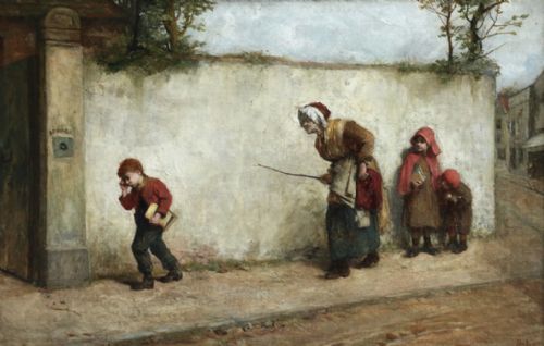 fig 1. John Burr R.O.I. R.B.A. A.R.W.S. Scottish ( 1831 - 1893 ) Oil painting