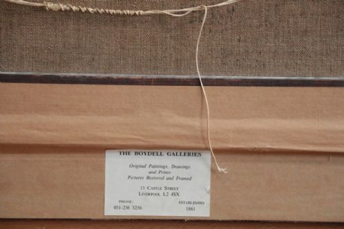 fig 9. John Burr R.O.I. R.B.A. A.R.W.S. Scottish ( 1831 - 1893 ) Oil painting