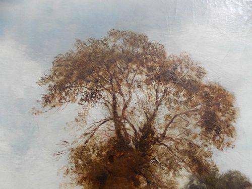 fig 5. Alfred De Breanski Snr. (1852-1928) HUGE Oil on Canvas  Walton on the Thames