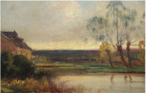 fig 2. EUGENE GALIEN LALOUE (1854 – 1941) Large Oil painting
