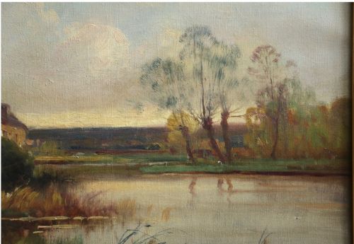 fig 3. EUGENE GALIEN LALOUE (1854 – 1941) Large Oil painting