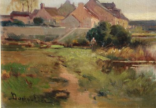 fig 5. EUGENE GALIEN LALOUE (1854 – 1941) Large Oil painting
