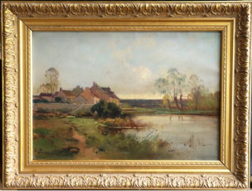 fig 6. EUGENE GALIEN LALOUE (1854 – 1941) Large Oil painting