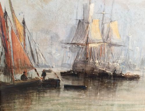 fig 1. Attributed to Clarkson Frederick Stanfield, R.A. (1793-1867): Oil painting
