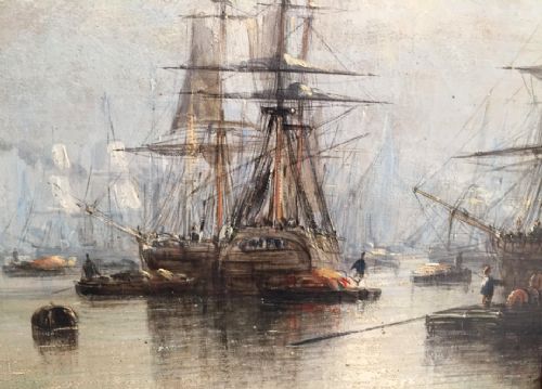 fig 2. Attributed to Clarkson Frederick Stanfield, R.A. (1793-1867): Oil painting