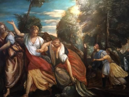 Atelier Dagher. Huge Oil on Canvas. Louvre Old Master Copyist