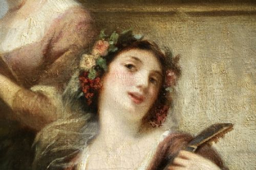 fig 2. Charles Louis Lucien Muller (Paris 1815-1892) Large Oil on Canvas