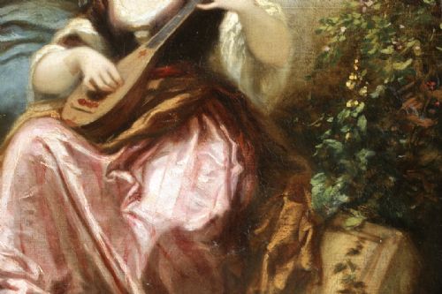 fig 3. Charles Louis Lucien Muller (Paris 1815-1892) Large Oil on Canvas