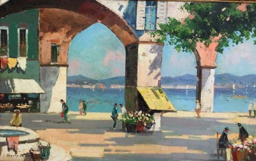 A Large Cecil Rochfort Doyly John. Oil on Canvas 20" X 30"