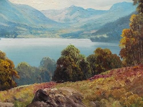 fig 1. Douglas Falconer oil painting ( 1913-2004 ) Scottish.