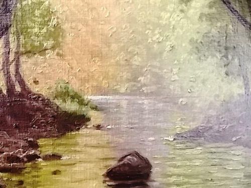 fig 3. Charles Edmond Rene His. Large Oil painting