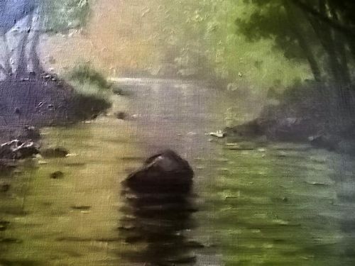 fig 4. Charles Edmond Rene His. Large Oil painting