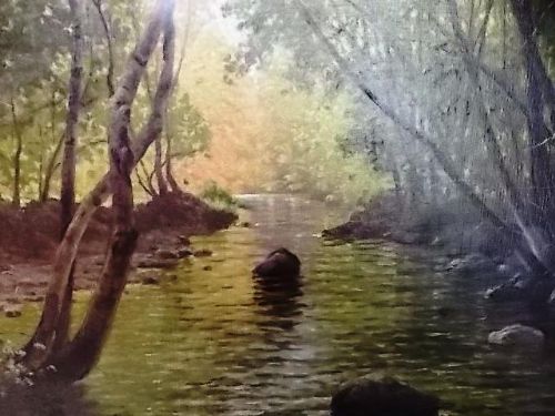 fig 5. Charles Edmond Rene His. Large Oil painting