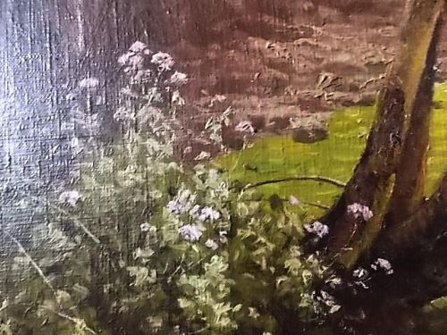 fig 6. Charles Edmond Rene His. Large Oil painting