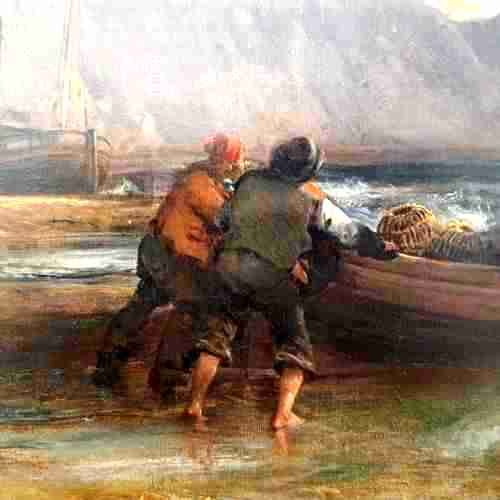 fig 1.  William Shayer, Senior, (1787-1879), Large Oil painting