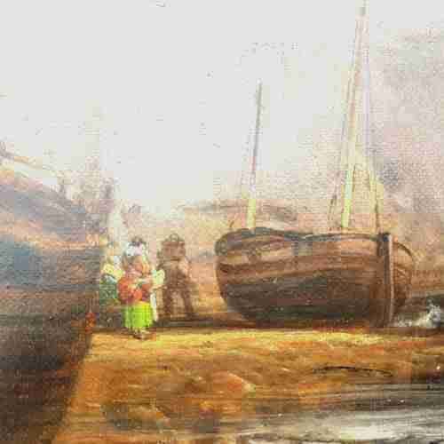 fig 6.  William Shayer, Senior, (1787-1879), Large Oil painting
