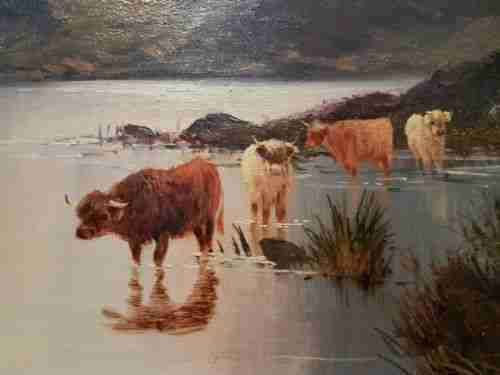fig 1. Gustave de Breanski Oil painting (1856-1898).