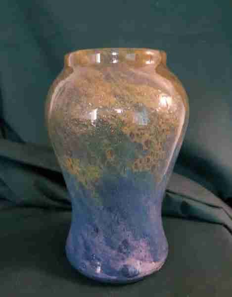 A Scottish Monart Glass Oviform Vase.