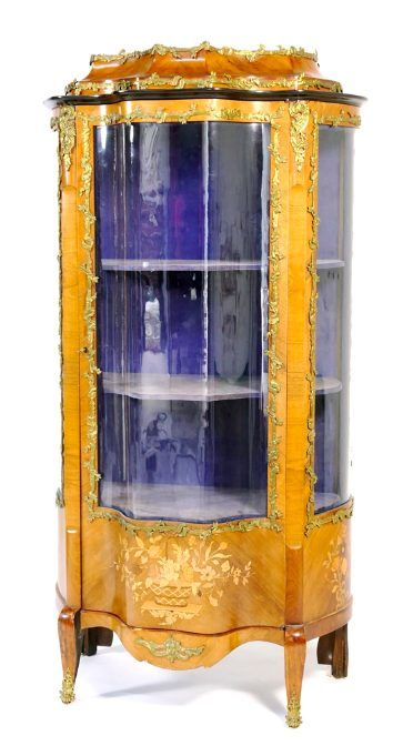 French Kingwood Cabinet 19th Century (Vitrine)