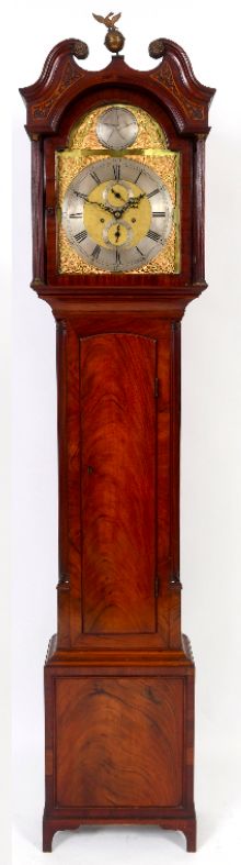 Geo III Mahogany Longcase Clock