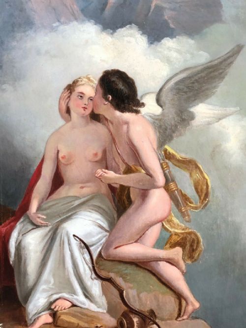 fig 1. Thomas Uwins R.A. (British, 1782–1857) Oil painting