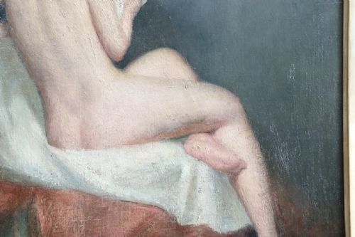 fig 3. Leon Galand (1872-1960) Oil Painting