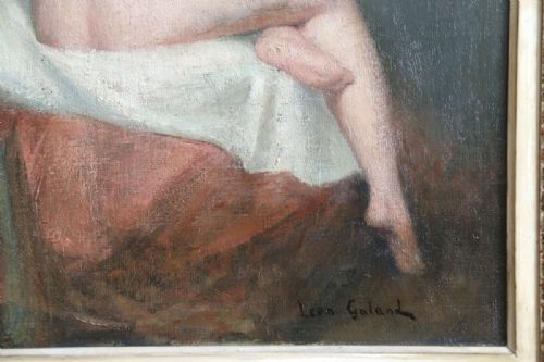 fig 4. Leon Galand (1872-1960) Oil Painting