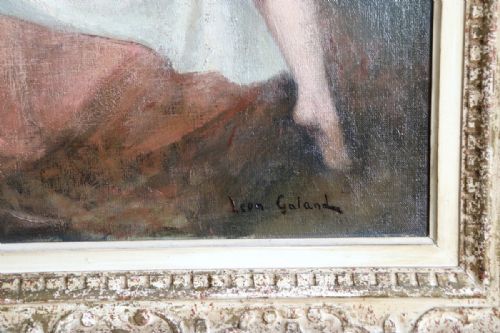 fig 5. Leon Galand (1872-1960) Oil Painting