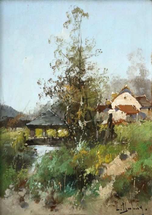 fig 4. Eugene Galien Laloue (1854-1941) Pair oil paintings