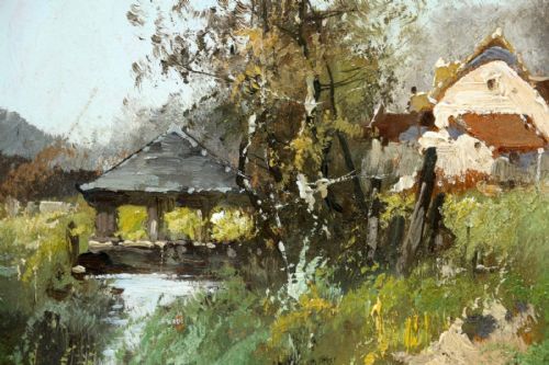 fig 6. Eugene Galien Laloue (1854-1941) Pair oil paintings