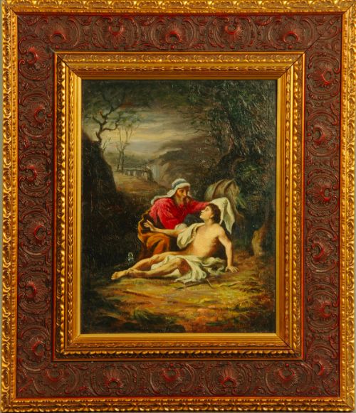 "The Good Samaritan". Oil Painting
