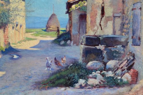 fig 3. Charles Theodore Bichet (1823-1929) Oil painting