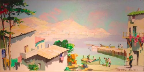 Large Cecil Rochfort D'oyly John (1906-1993) Oil Painting