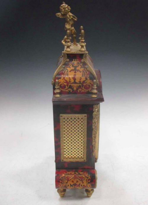 fig 3. A early 20th century FHS Boulle Bracket clock clock.