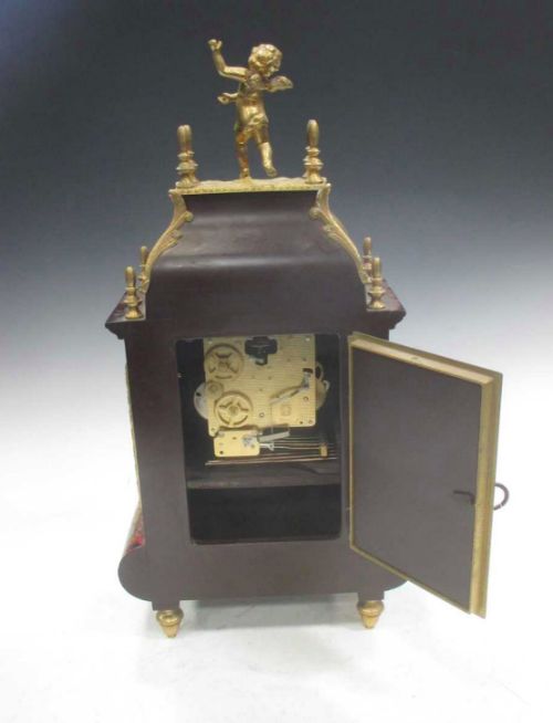 fig 4. A early 20th century FHS Boulle Bracket clock clock.