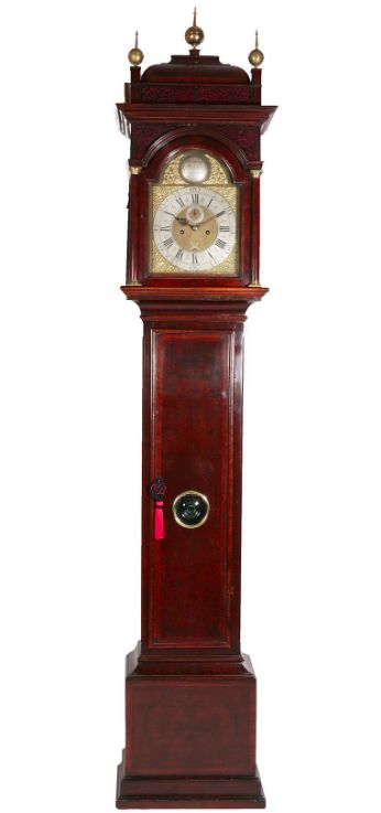 A Fine Early Georgian Burr Walnut Longcase Clock by George Tyler London Ca 1720