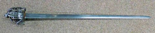 Late 18th Century Scottish Basket Hilt Broadsword