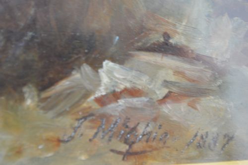 PAIR JOHN MC GHIE 18671952 SCOTTISH OIL PAINTINGS - ADDITIONAL PHOTO 6