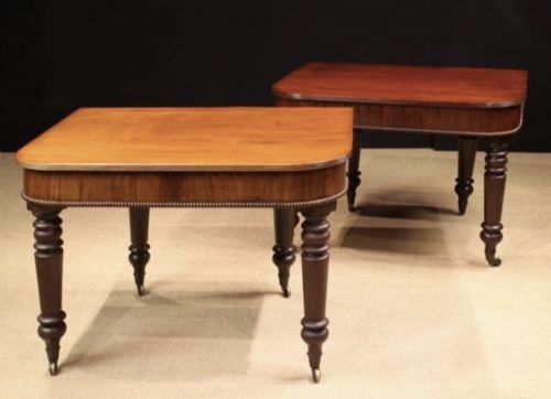 fig 1. A fine Gillows type mahogany extending dining table.